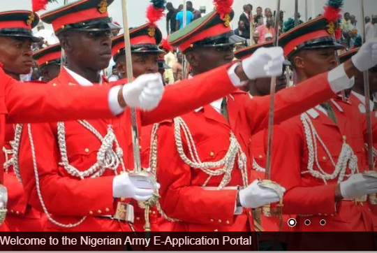 Nigerian Army DSSC shortlist